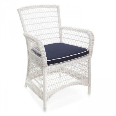 WHITE rattan chairs with cushion, weaving rattan chairs, office chair