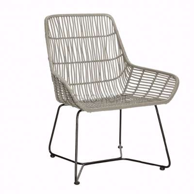 2017 rattan grey chair, armrest chair, dining chair