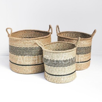 best selling products home decoration seagrass basket, decoration colorful baskets / seagrass basket