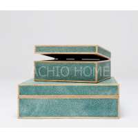 ACHIO Vietnam BO41_mdf base-faux shagreen boxes SGS, INTERTEK (skype: rock4h)