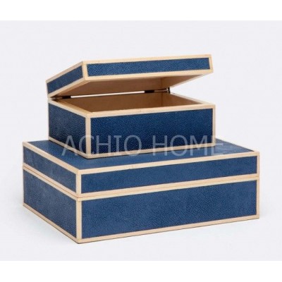 ACHIO Vietnam BO47_mdf base-faux shagreen boxes beauty and high quality for decoration SGS, INTERTEK (skype: rock4h)