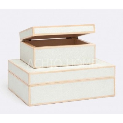 ACHIO Vietnam BO46_mdf base-faux shagreen boxes SGS, INTERTEK (skype: rock4h)