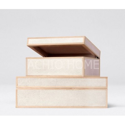 ACHIO Vietnam BO44_mdf base-faux shagreen boxes SGS, INTERTEK (skype: rock4h)